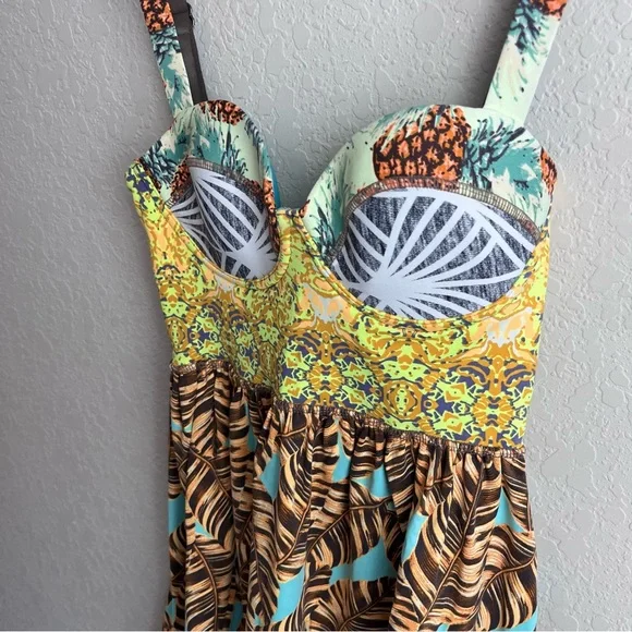 Maaji Lavender Lemonade Dress A Line Pleated Mini - Picture 7 of 12